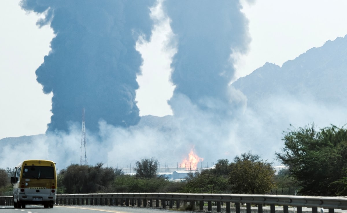 US-Israel-Iran War LIVE: Massive Fire At UAE's Fujairah Oil Industry Zone After Drone Attack