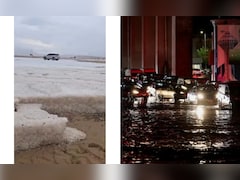 दुबई में बिछ गई बर्फ की चादर! रेगिस्तान की गर्मी हुई गायब, क्या ये कयामत की निशानी है?