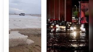 दुबई में बिछ गई बर्फ की चादर! रेगिस्तान की गर्मी हुई गायब, क्या ये कयामत की निशानी है?