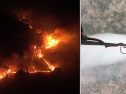 Video: Air Force Drops 66,000 Litres Of Water To Douse Arunachal Forest Fire