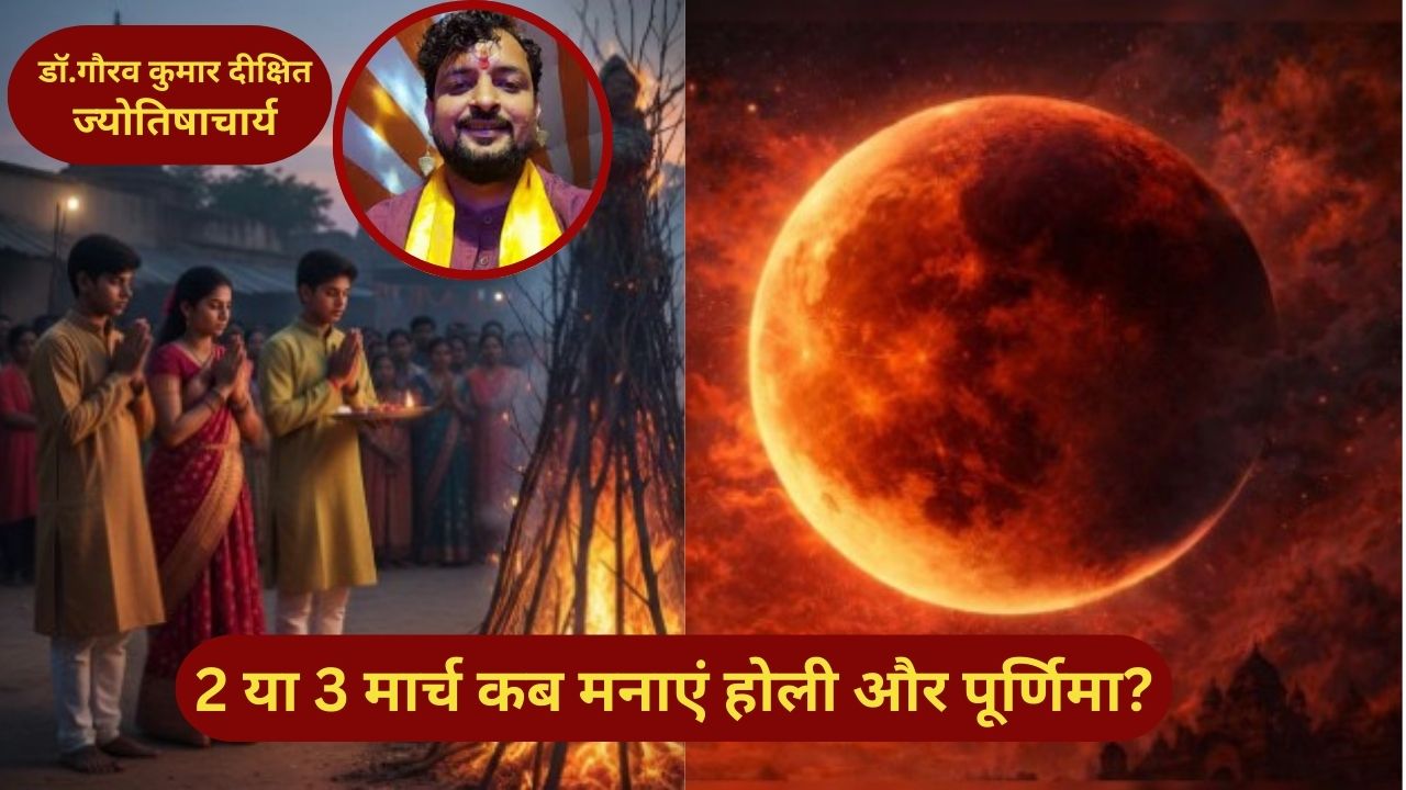 2 या 3 मार्च कब मनाएं पूर्णिमा? ज्योतिषाचार्य ने ग्रहण और होली को लेकर कन्फ्यूजन किया दूर