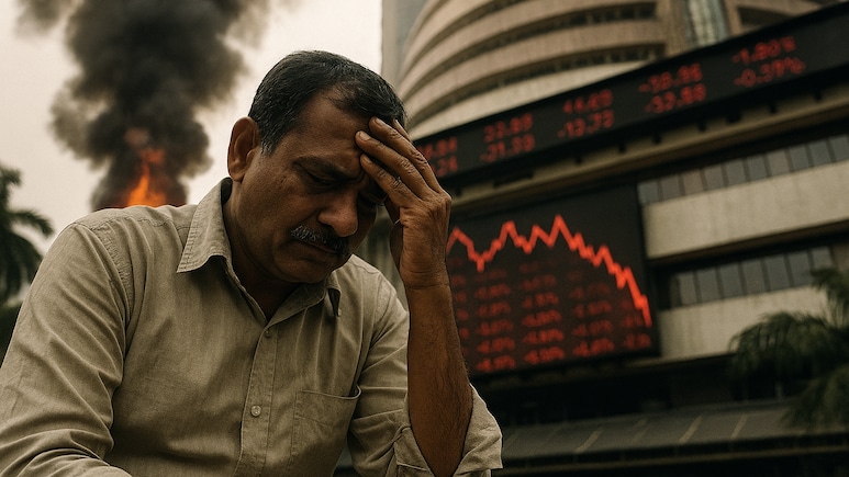 Stock Market Crash: शेयर बाजार में मचा कोहराम, 1 घंटे में निवेशकों के ₹7.6 लाख करोड़ डूबे, ये हैं गिरावट की 5 बड़ी वजहें