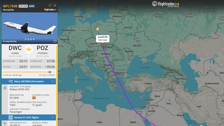 Charter Flight Stops In Dubai For 'Short' Fuel Stop, Gets Stuck For 60 Hours