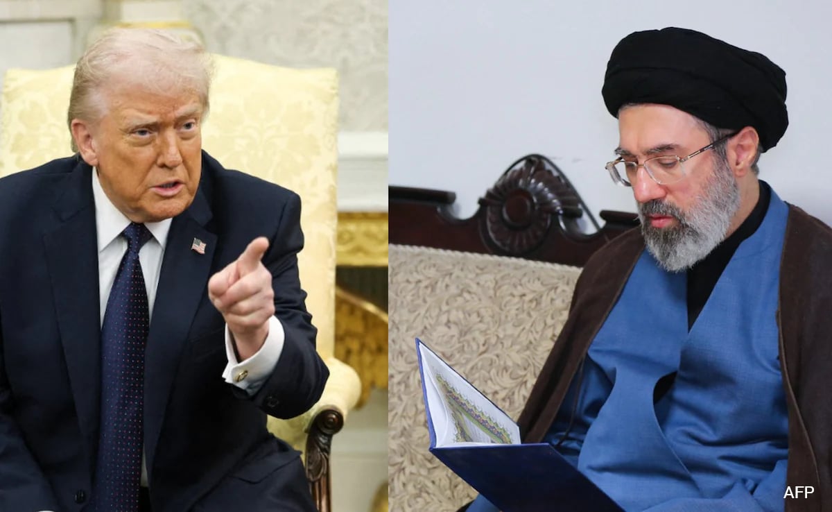 "I Don't Believe He Can Live In Peace": Trump's Warning For Mojtaba Khamenei