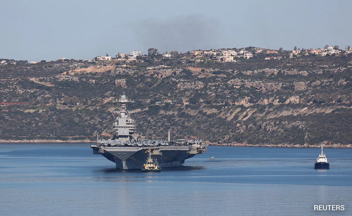 Laundry Fire Stops World's Largest Warship USS Gerald R Ford's Run In Iran