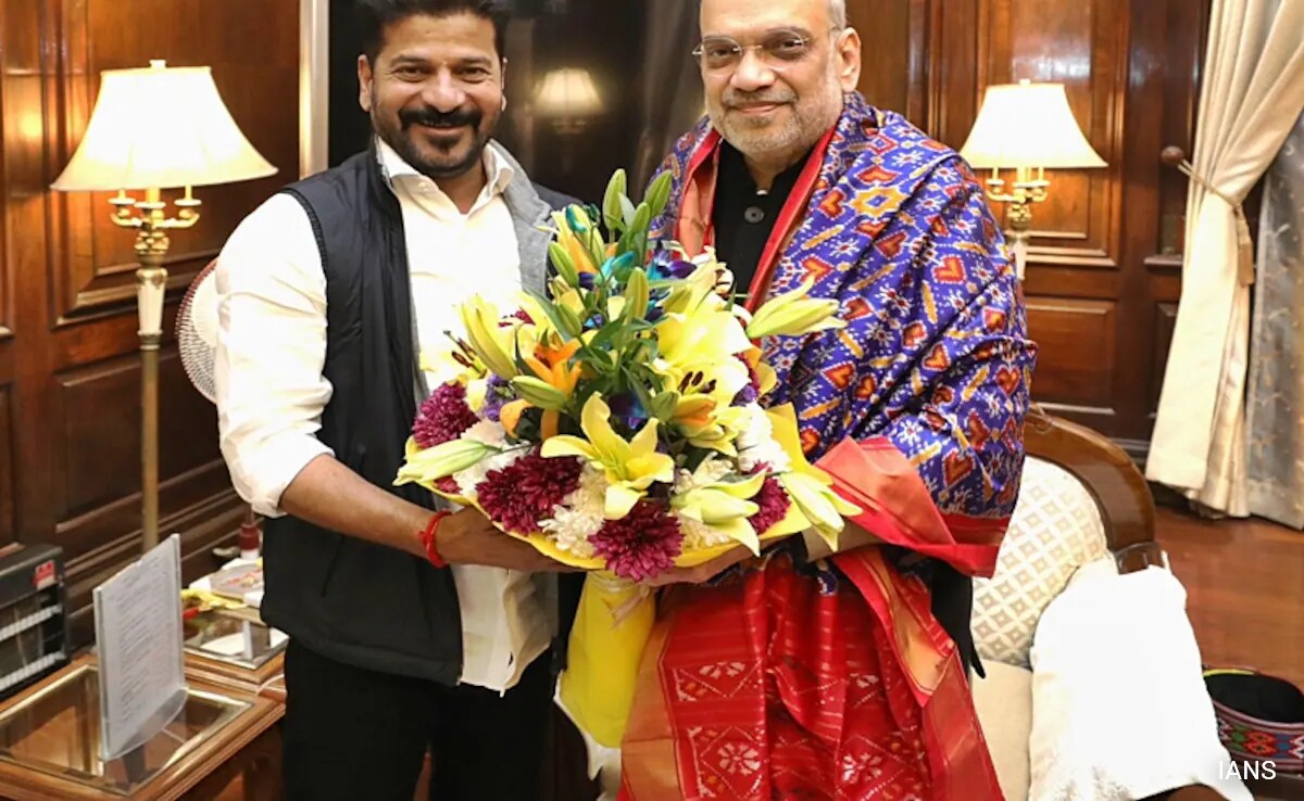 Revanth Reddy Urges Amit Shah To Allocate More IPS Officers For Telangana