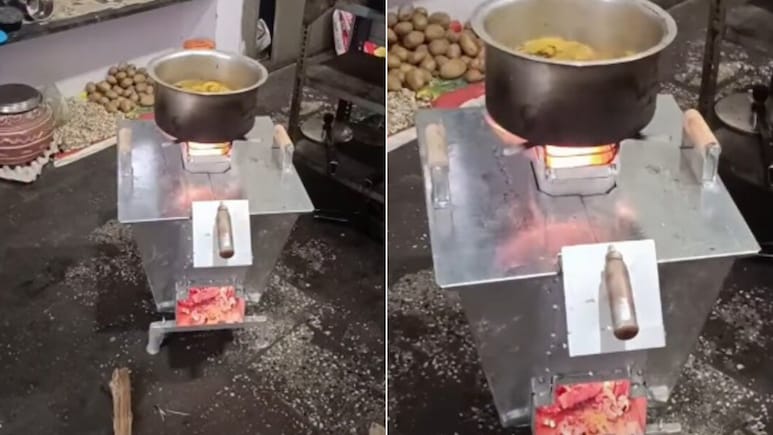 8वीं पास शख्स का कमाल! जुगाड़ से बना डाला 'विश्वगुरु चूल्हा', 30 मिनट में 25 लोगों का खाना हो जाता है तैयार