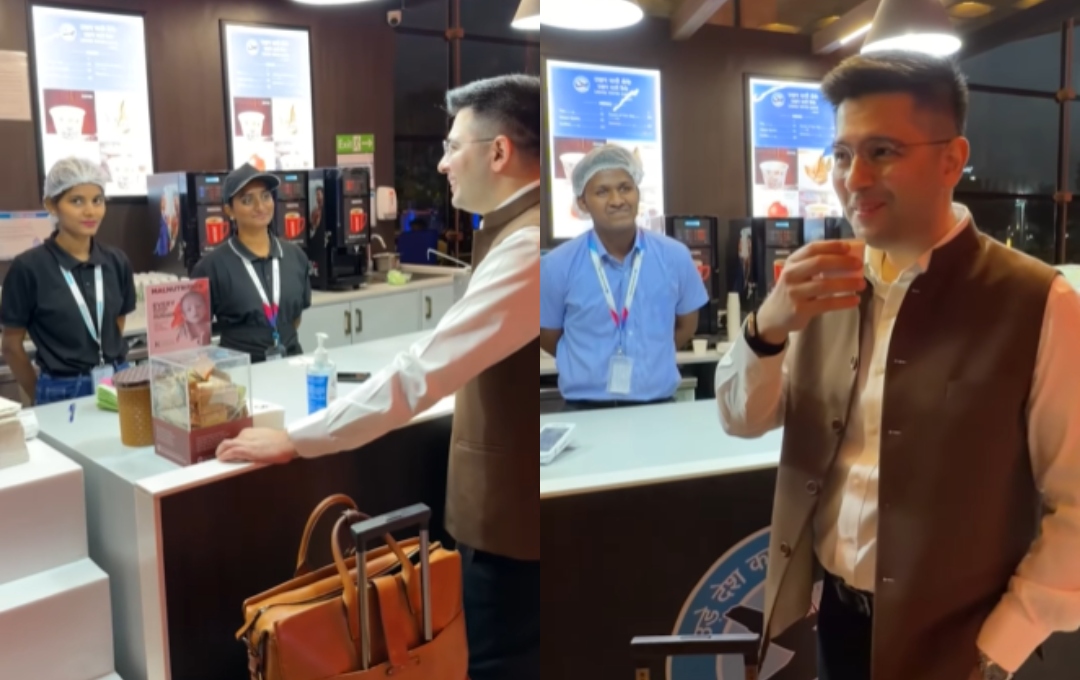 Raghav Chadha's 'Affordable Airport Food' At Udan Yatri Cafe Proof Gets A Reaction From Wife Parineeti