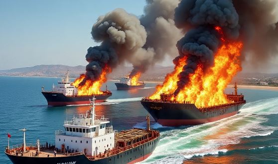 हजारों तेल से भरे जहाज होर्मुज में अटके, एक पर हुआ हमला तो मचेगी तबाही