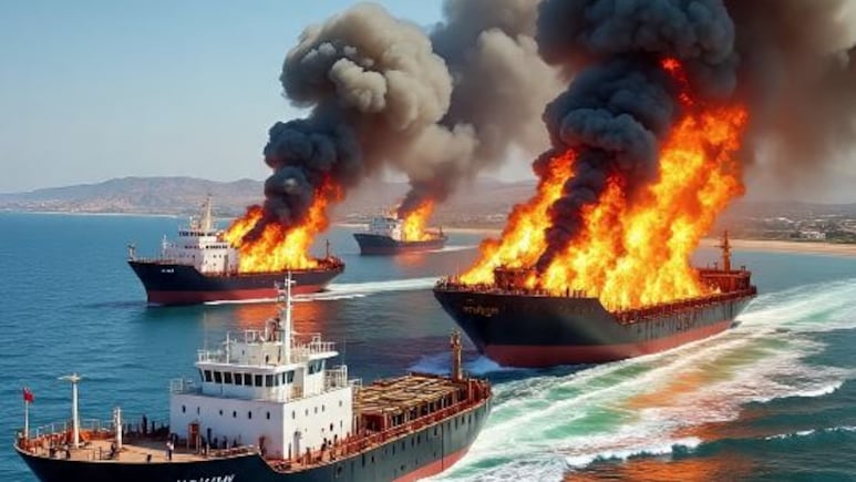 हजारों तेल से भरे जहाज होर्मुज में अटके, एक पर हुआ हमला तो मचेगी तबाही