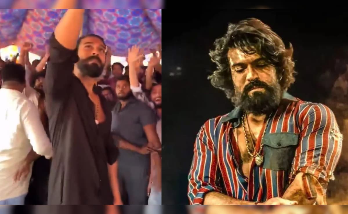 Watch: Ram Charan Meets Fans After Minor Eye Injury On Peddi Sets