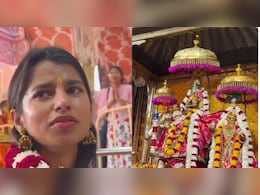 जयपुर में अपने आराध्&zwj;य के सामने फूट-फूटकर रोने लगीं मैथिली ठाकुर...