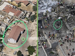 ईरान ने इजरायल में जहां मिसाइल दागी, उसकी पहले और बाद की तस्वीर, 9 लोगों की मौत