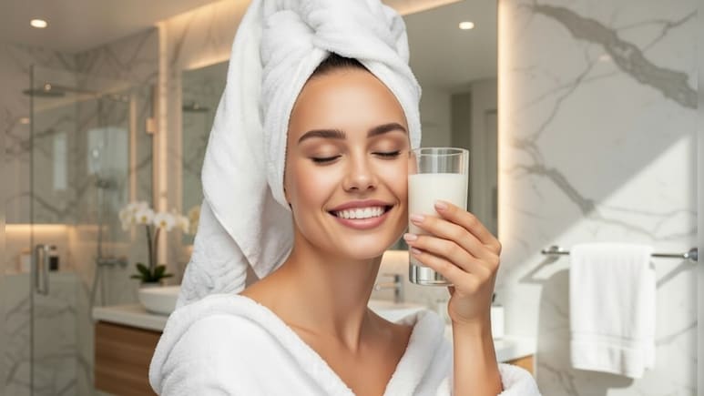 कच्चे दूध से पाएं नैचुरल ग्लो: रूखी त्वचा और मुंहासों से राहत का आसान घरेलू उपाय