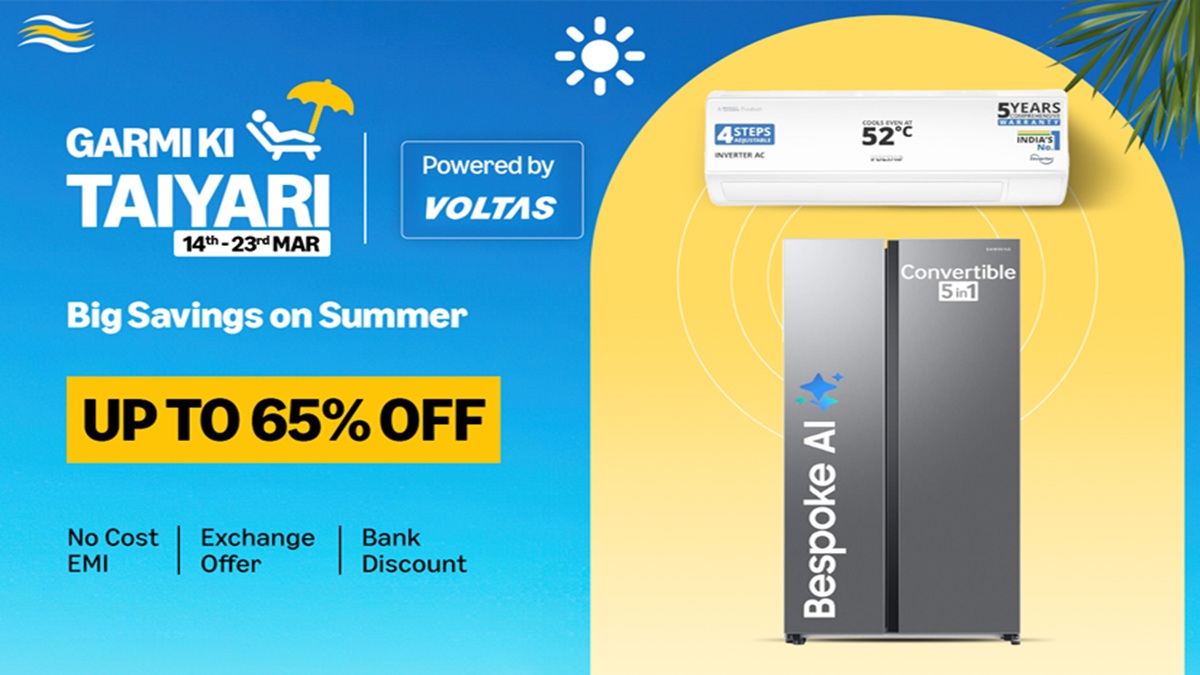 Amazon Garmi Ki Taiyari Sale: सेल में AC और रेफ्रिजरेटर पर 65% डिस्काउंट