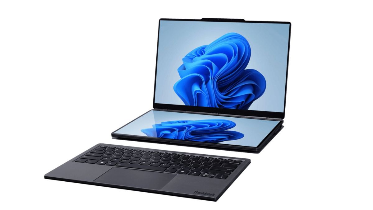 Lenovo zeigt modulares ThinkBook mit austauschbaren Anschlüssen und zweitem Bildschirm auf dem MWC 2026