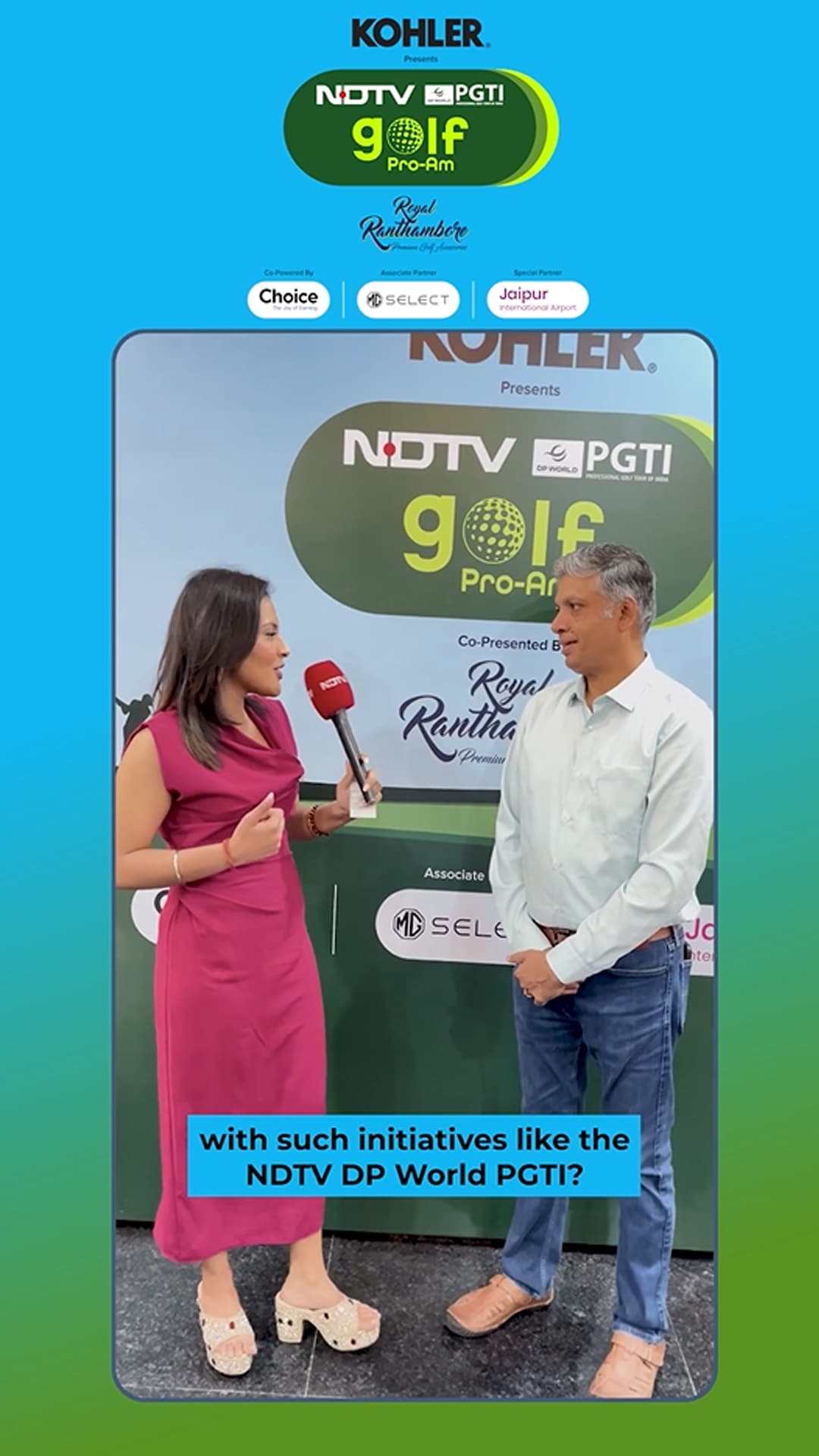 An Unforgettable Swing at NDTV DP World PGTI Pro-Am: Choice Wealth's Executive VP