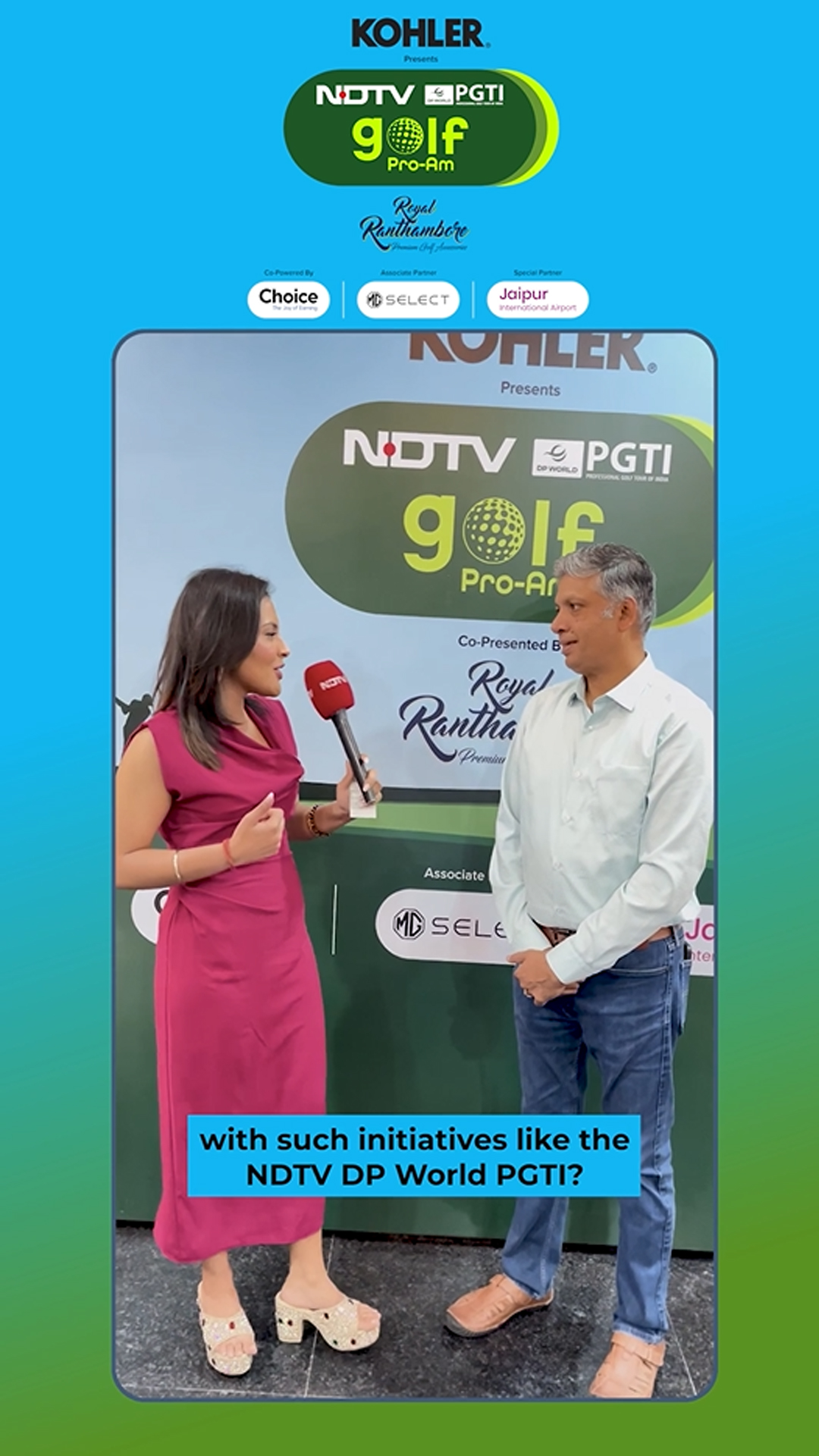 An Unforgettable Swing at NDTV DP World PGTI Pro-Am: Choice Wealth's Executive VP