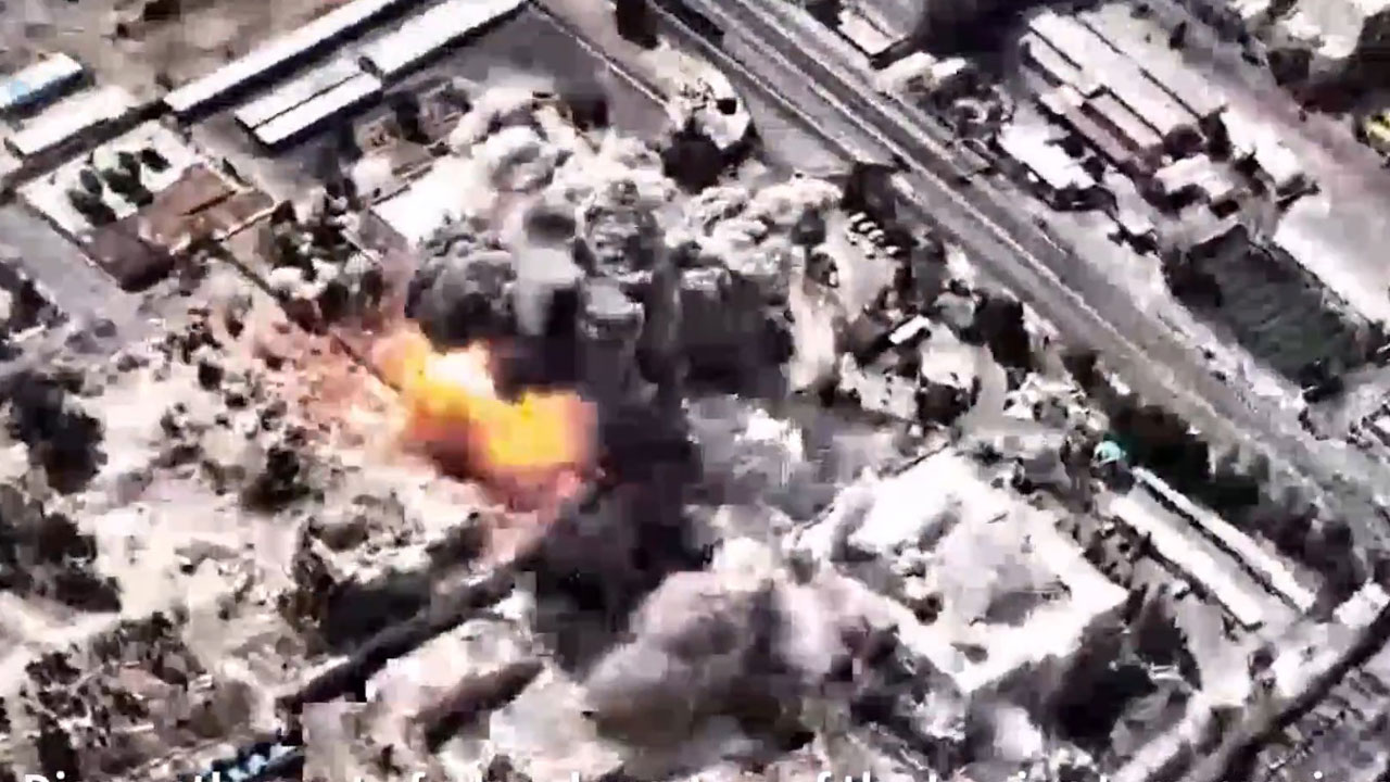 Israel Releases Footage Of Strike On "Iranian Regime Headquarters" In Tehran