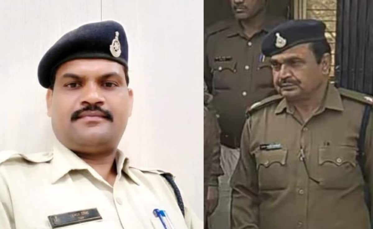 साजिद हुसैन ASI रुठीयाई चौकी प्रभारी व सुन्दर रमन आरक्षक