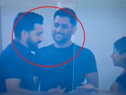 IND vs ENG 2nd Semi-Final: सेमीफाइनल मैच में धोनी को देख गदगद हुए रोहित शर्मा, भागे चले आए और माही को लगा लिया गले से