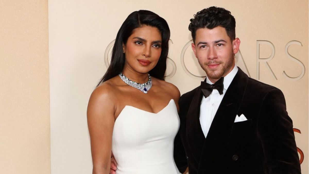 Priyanka Chopra Goes Custom Dior In A Thigh-Slit Gown For Oscars 2026 With Nick Jonas