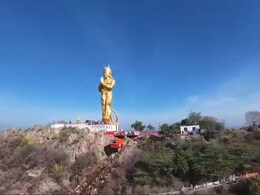 राजसमंद: रामनवमी पर नाथद्वारा को को मिली भव्य सौगात, 131 फीट ऊंची हनुमान प्रतिमा का लोकार्पण