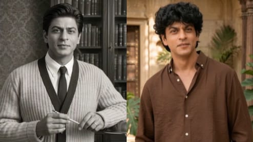 AI Maps Shah Rukh Khan's Style From 1950s Vintage To 2020s Contemporary