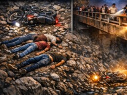 Mandla Road Accident: मंडला में देर रात दर्दनाक हादसा, चार युवकों की मौत, पुल से नीचे गिरे बाइक सवार &nbsp;