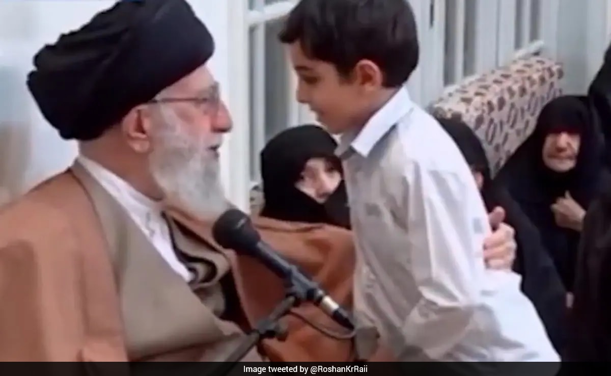 "Become A Scientist": Video Of Khamenei Responding To Child's Martyrdom Wish Goes Viral