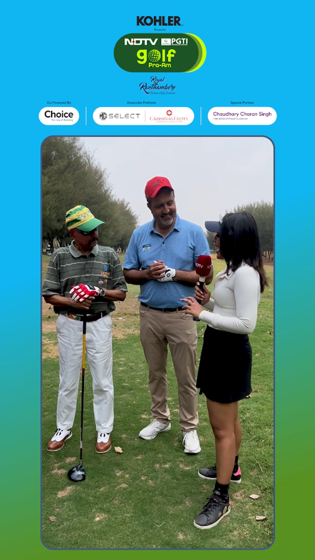 NDTV DP World PGTI Golf Pro-Am Final Tee Off in Bengaluru