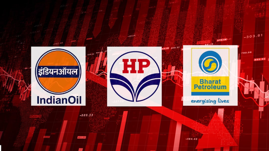 Oil Rally Burns OMC Stocks: HPCL, IOCL, BPCL Shares Tank Upto 6% As Crude Surges To $115
