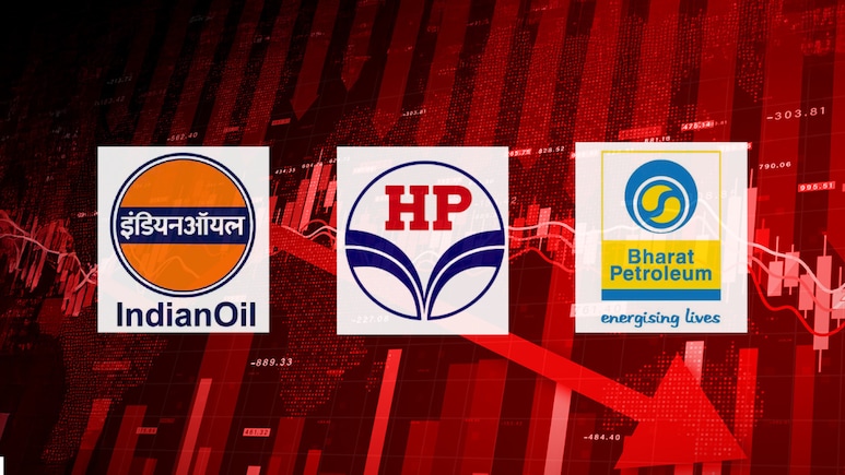 Oil Rally Burns OMC Stocks: HPCL, IOCL, BPCL Shares Tank Upto 6% As Crude Surges To $115