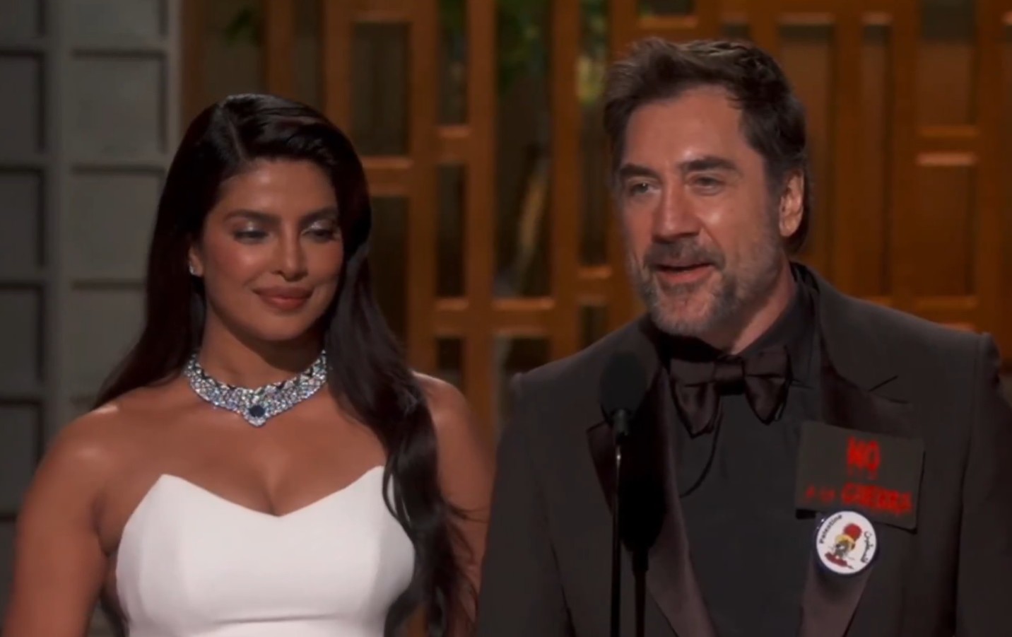 VIDEO: ऑस्कर पुरस्कारों में इस एक्टर ने दिया 'नो टू वॉर और फ्री फिलिस्तीन' का संदेश, प्रियंका चोपड़ा का यूं आया रिएक्शन