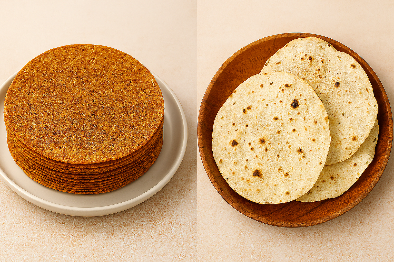 Khakhra vs Papad: Which Is The Better Low-Calorie Snack For Weight Loss?
