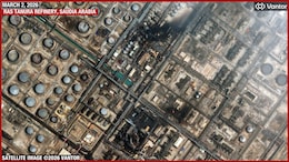 Satellite Pics Show Extent Of Damage By Iran Drones At Saudi Aramco Refinery