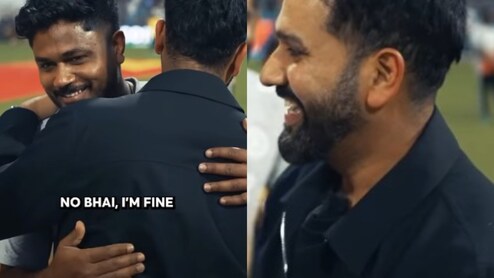 Rohit Sharma VIDEO: रोहितचा पहिल्या दिवशी 'तो' मोलाचा सल्ला अन् संजूने 23 व्या दिवशी मैदान मारलं! पाहा VIDEO