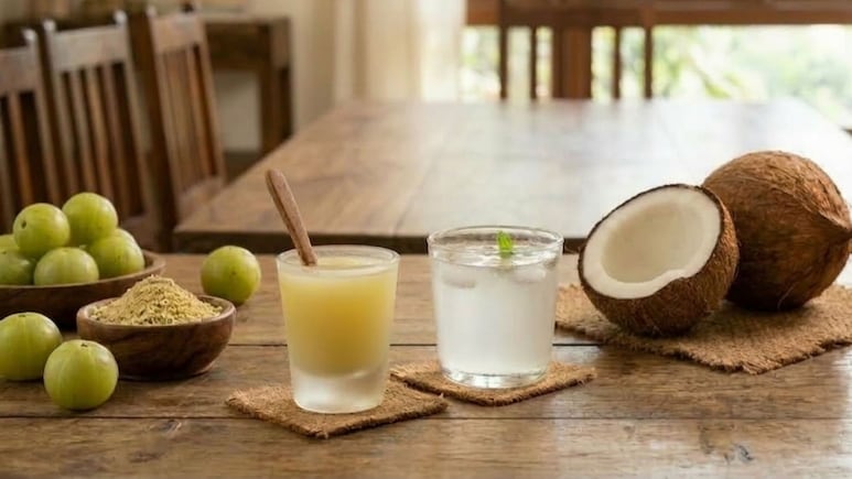 Struggling With Summer Heat? Here Is How Drinking Coconut Water And Amla Shots Could Boost Hydration