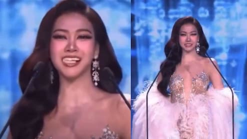 Viral: Miss Grand Thailand's Teeth Fall Off On Stage, She Finishes Her Rampwalk
