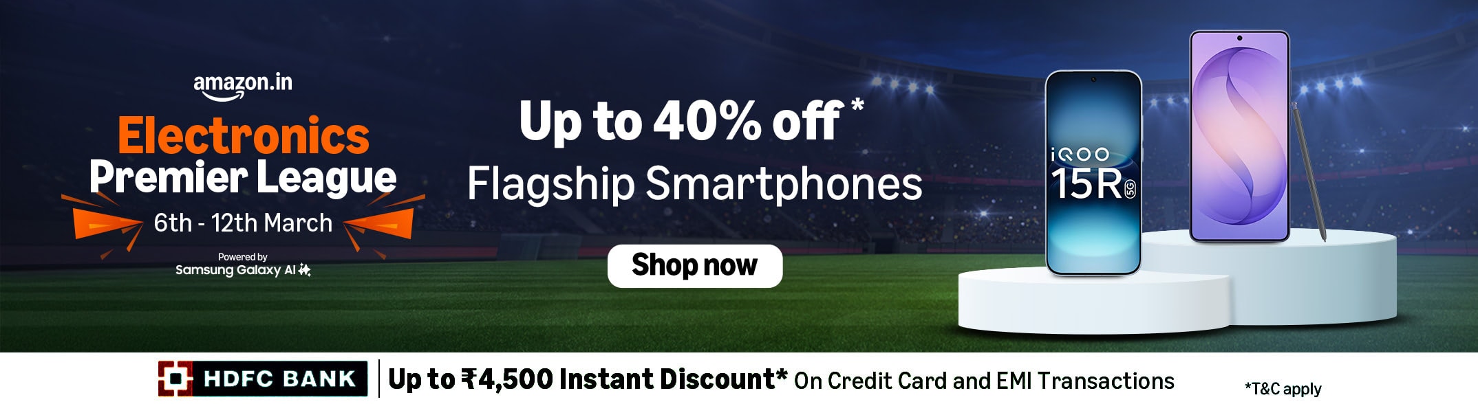 Grab your favourite affordable smartphone at up to 40% off on Amazon