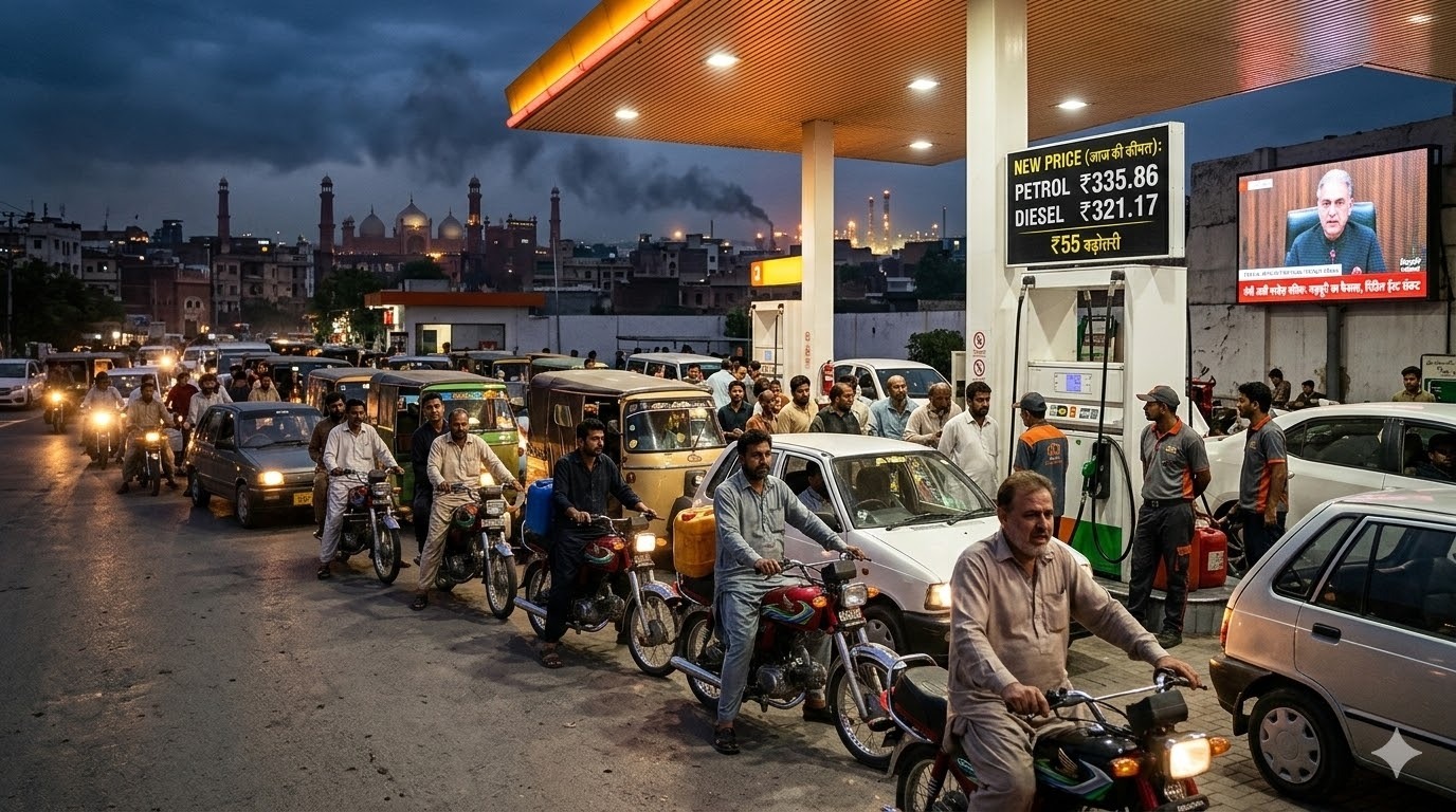पाकिस्तान में तेल की कीमतों में लगी आग! मिडिल ईस्ट में तनाव से पेट्रोल-डीजल एक झटके में हुआ इतना महंगा
