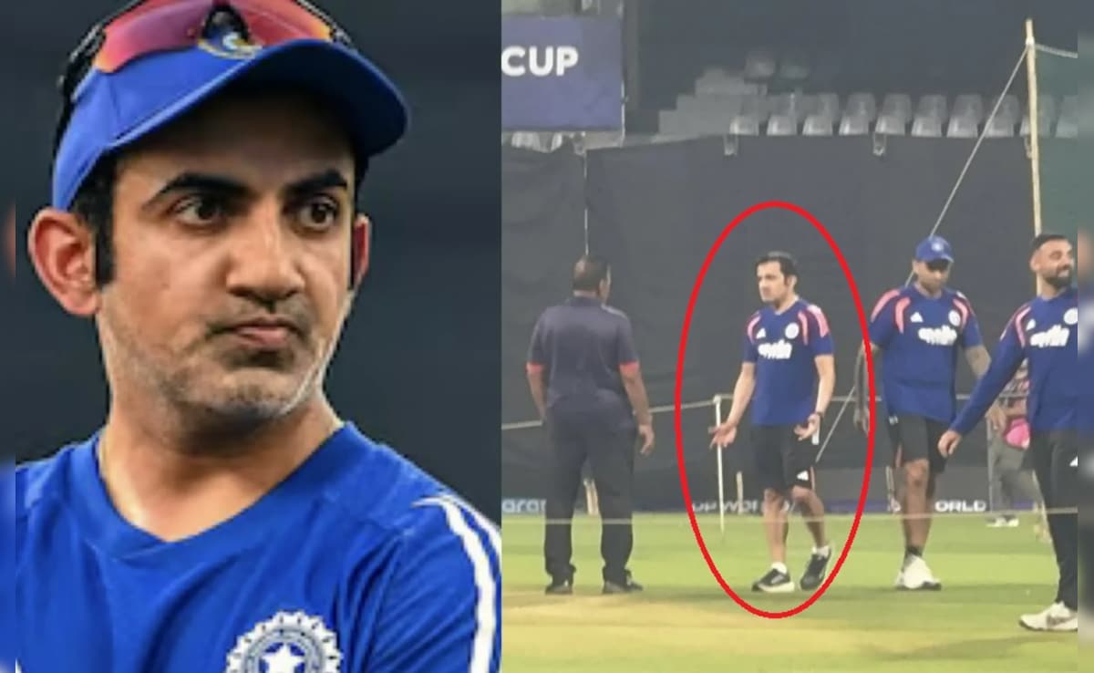 IND vs ENG, T20 World Cup 2026: वानखेड़े की पिच को देख गुस्से में गौतम गंभीर? प्रैक्टिस के दौरान पिच क्यूरेटर से की बात, फैन्स के बीच हलचल