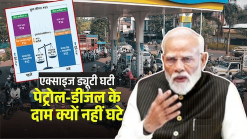 सरकार ने घटाई ड्यूटी, फिर भी पेट्रोल-डीजल के दाम क्यों नहीं कम हुए... जान लीजिए एक लीटर के रेट का पूरा हिसाब