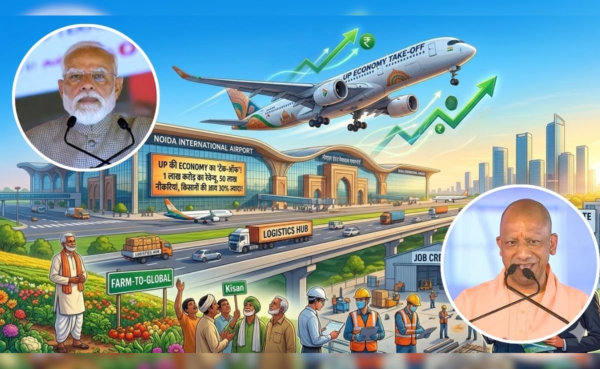 Noida Airport: ₹2,800 करोड़ सीधे हाथ में, नोएडा एयरपोर्ट से बरसेगा पैसा! हर साल 1 ट्रिलियन की आय और 50 लाख लोगों को काम