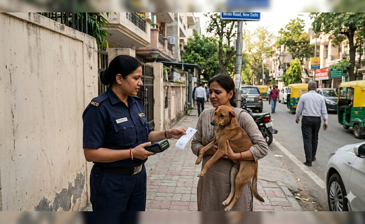 दिल्ली में सड़क पर बिना पट्टा कुत्ता लेकर घूमे तो 1000 रुपये जुर्माना 