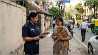 दिल्ली में सड़क पर बिना पट्टा कुत्ता लेकर घूमे तो 1000 रुपये जुर्माना&nbsp;