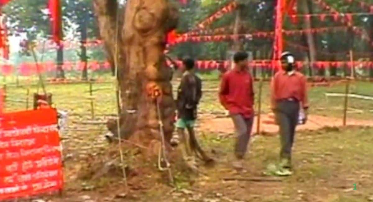 नक्सलियों का लाल झंडा (फाइल फोटो) 