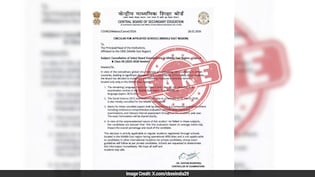 CBSE ने मिडिल ईस्ट रीजन में 10वीं और 12वीं बोर्ड परीक्षा कैंसिल होने की खबरों को बताया फर्जी