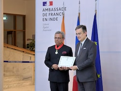 Former Ambassador Jawed Ashraf Awarded France's Legion d'honneur Commandeur Distinction