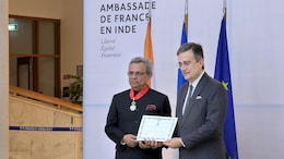Former Ambassador Jawed Ashraf Awarded France's Legion d'honneur Commandeur Distinction